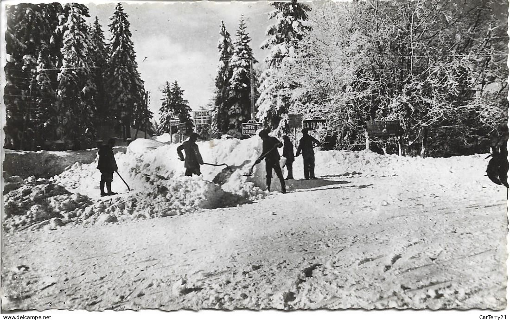 01. COL DE LA FAUCILLE. DENEIGEMENT. 1951. - Ohne Zuordnung