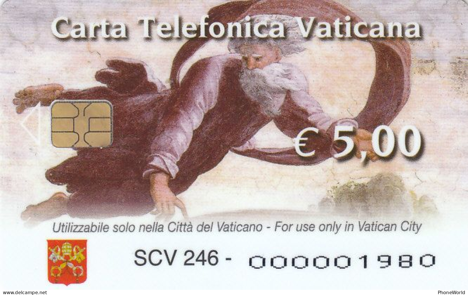 Vatican, SCV 246 Chip Mint, Religion - Vaticano (Ciudad Del)