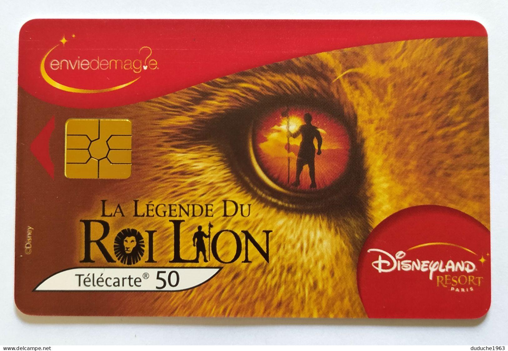 Télécarte France - Disneyland - Le Roi Lion - Zonder Classificatie