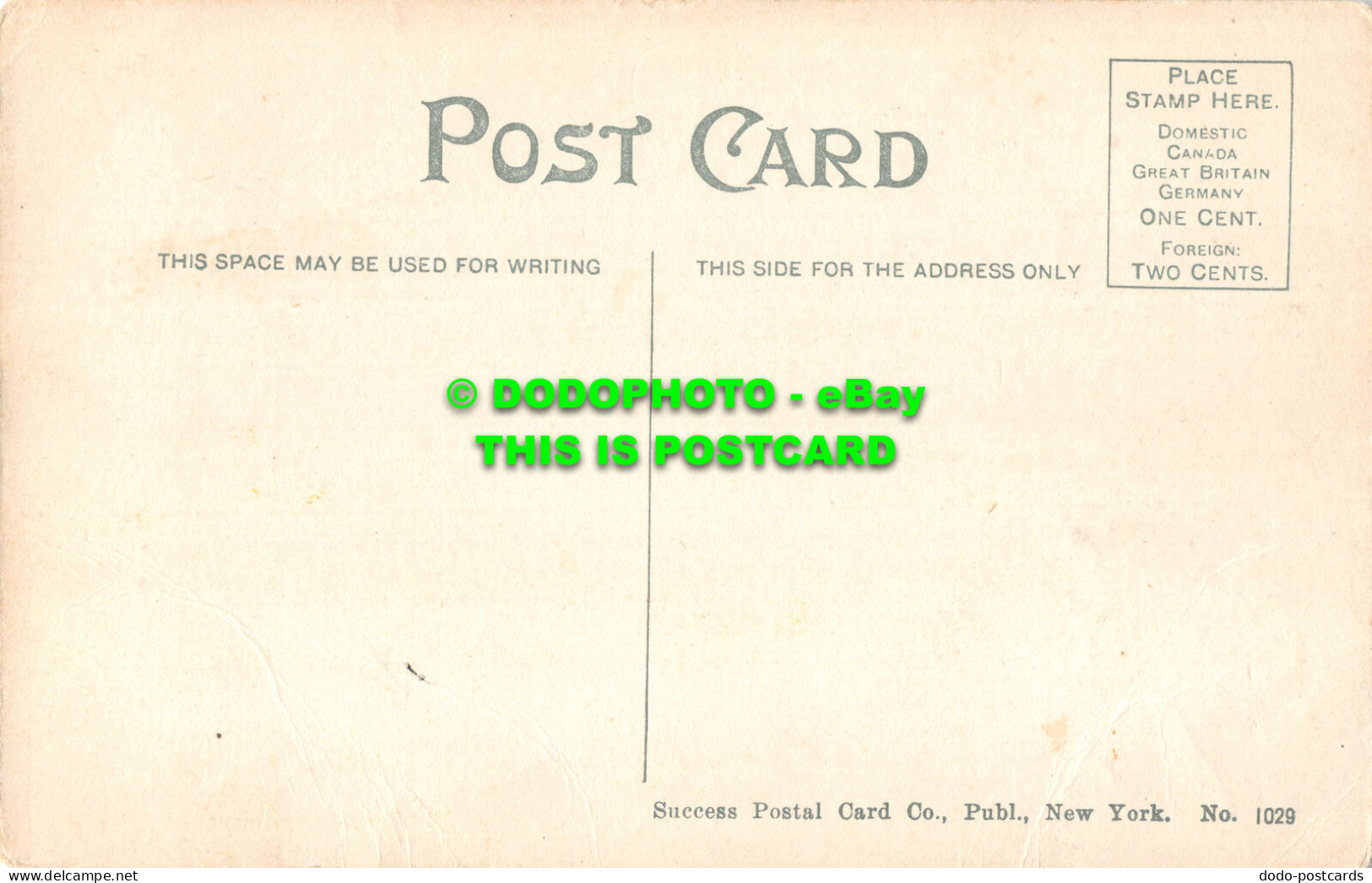 R506199 New York. Queensboro Bridge. Success Postal Card. No. 1029 - World