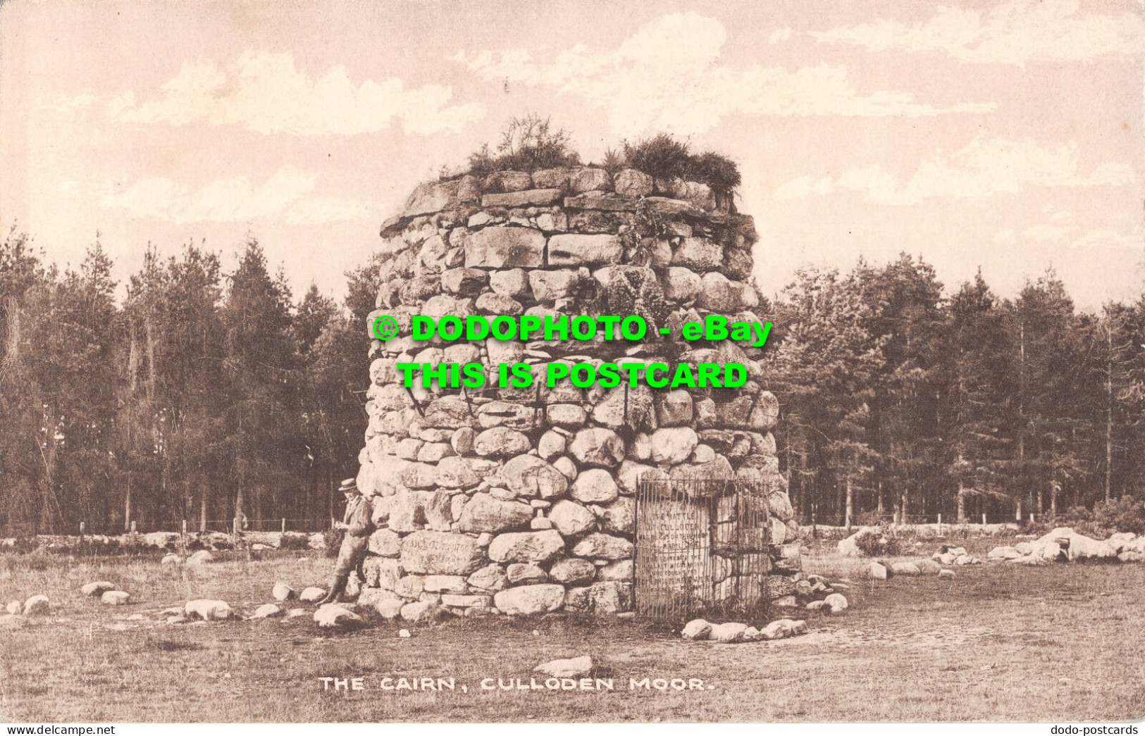 R506776 The Cairn. Culloden Moor. Strachans St. Ninian Series - World