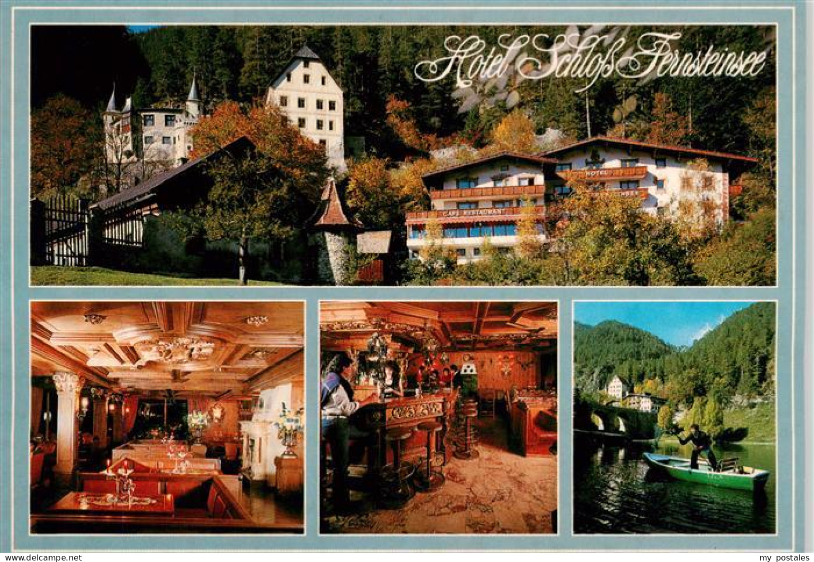 73885906 Nassereith Tirol AT Hotel Schloss Fernsteinsee Gastraum Bar Forellenfis - Other & Unclassified