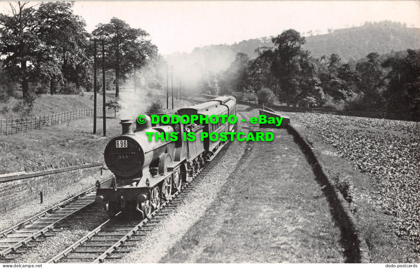 R506528 Train Or Locomotive. 696. 514. L. M. S. Postcard - World