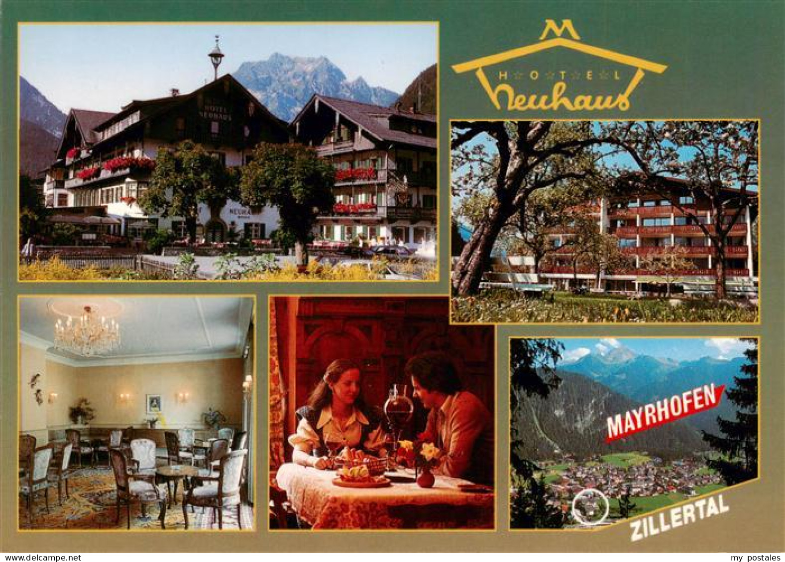 73885903 Mayrhofen Zillertal AT Hotel Neuhaus Gastraeume Panorama  - Autres & Non Classés