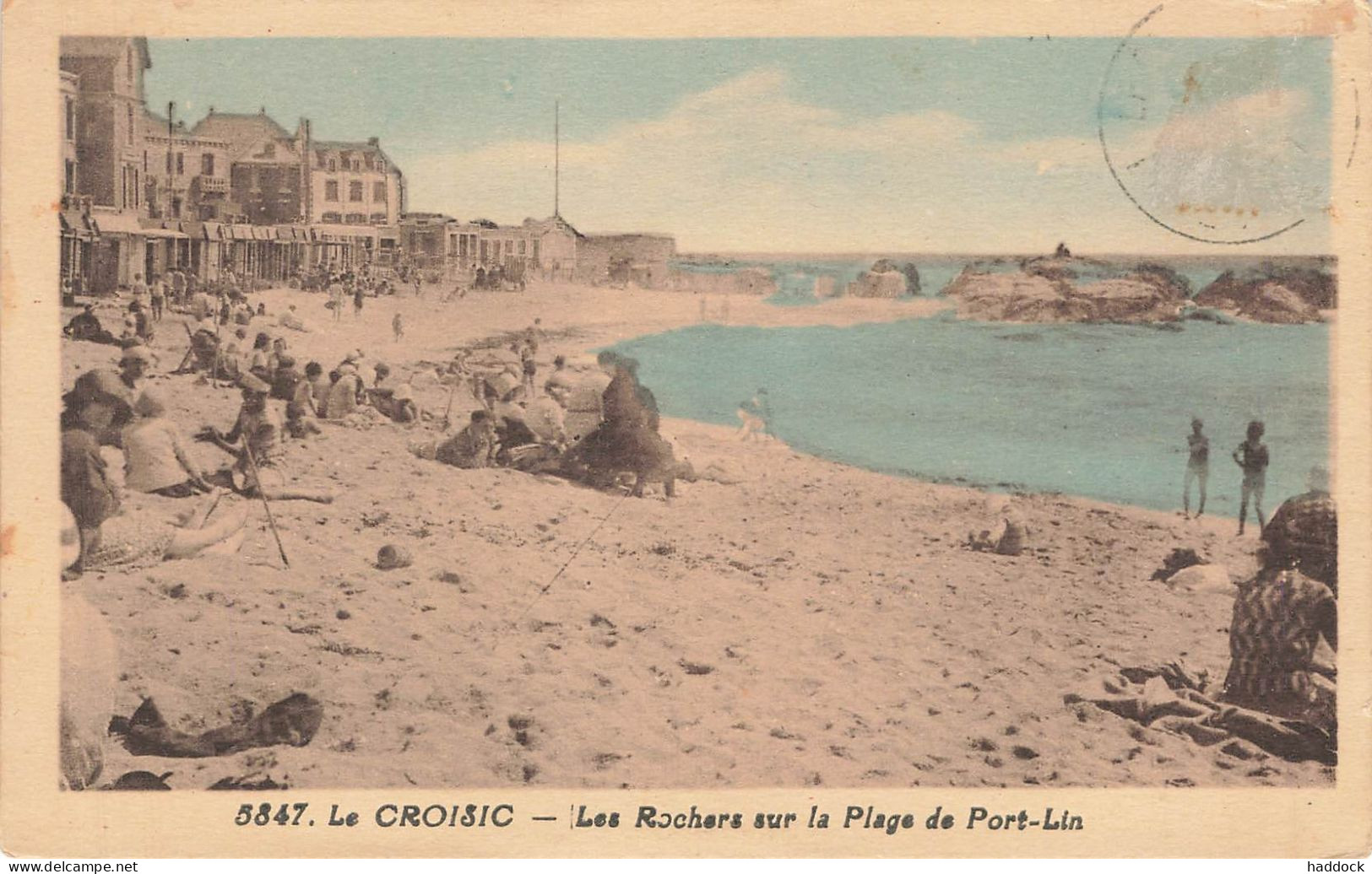 LE CROISIC : LES ROCHERS SUR LA PLAGE DE PORT LIN - Le Croisic