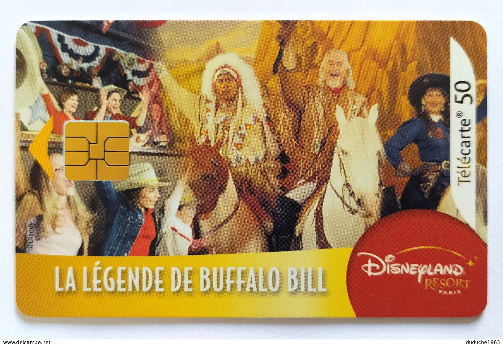 Télécarte France - Disneyland - Buffalo Bill - Ohne Zuordnung
