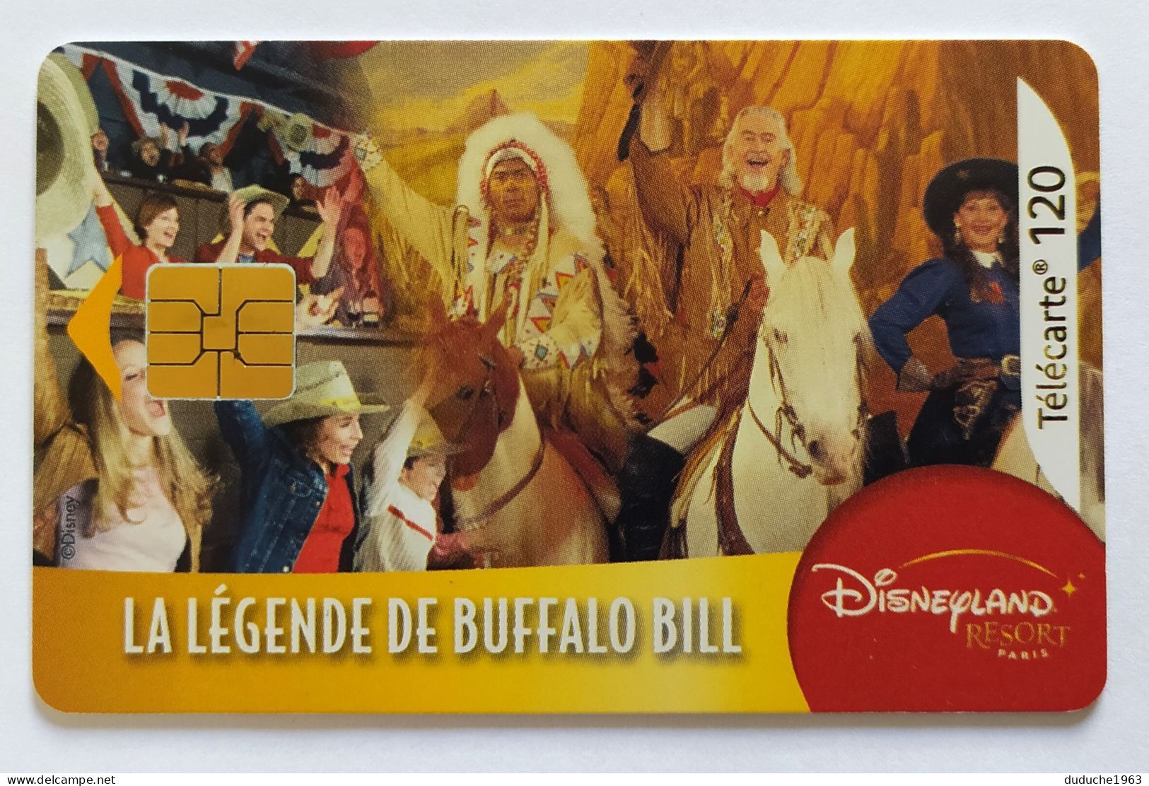 Télécarte France - Disneyland - Buffalo Bill - Ohne Zuordnung