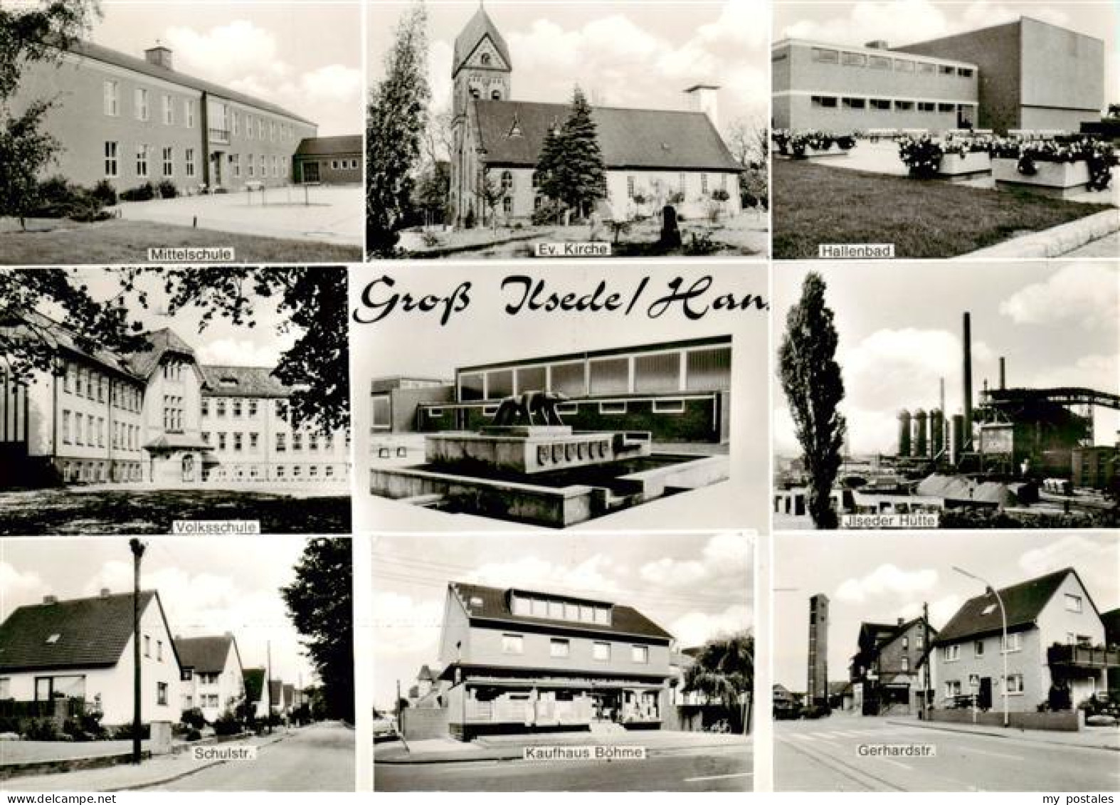 73885852 Gross-Ilsede Mittelschule Ev Kirche Hallenbad Volksschule Ilseder Huett - Ilsede