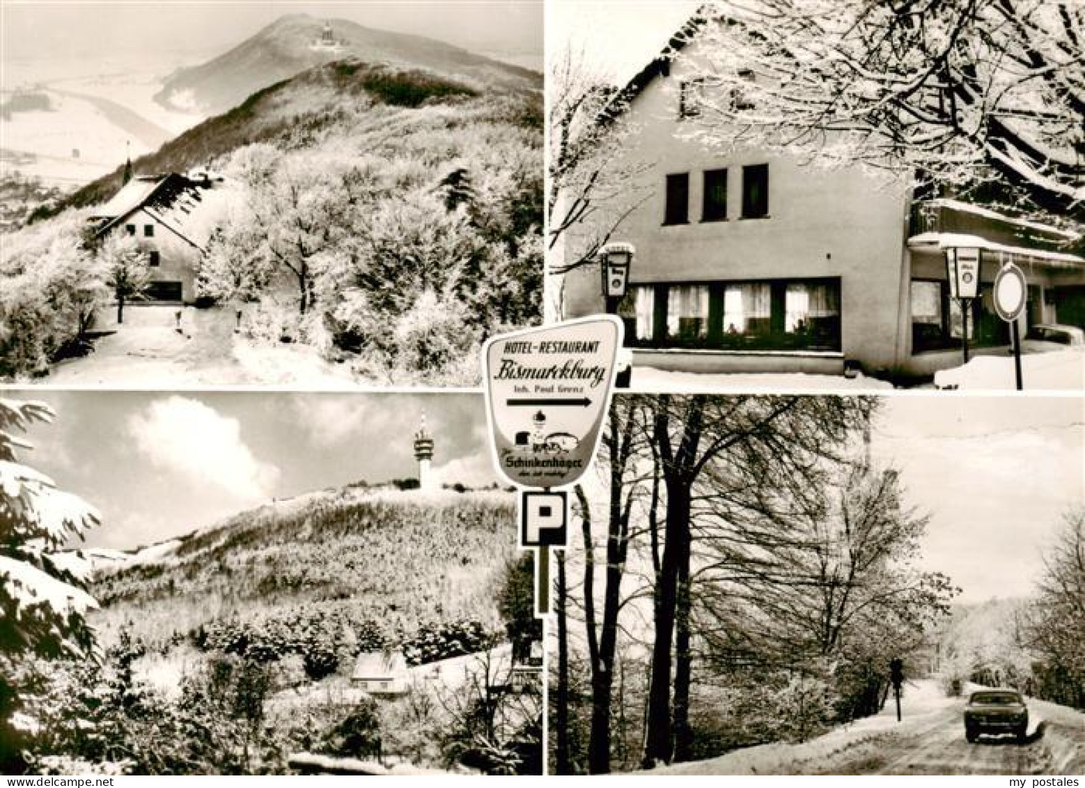 73885851 Hausberge Porta Westfalica Hotel Restaurant Bismarckburg Fernsehturm Wi - Porta Westfalica