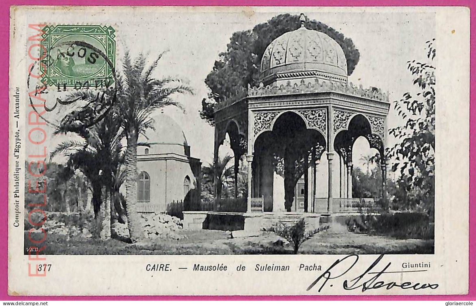 Ag2998 - EGYPT - VINTAGE POSTCARD - Cairo - 1904 - Cairo