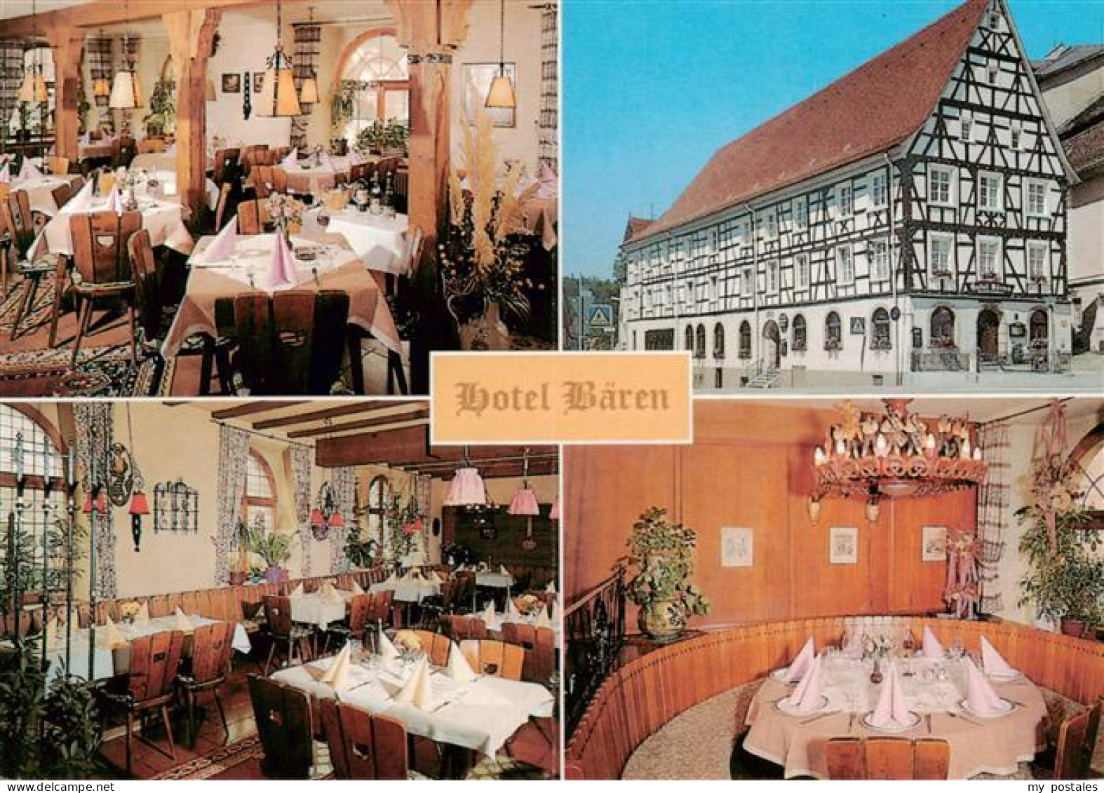 73885845 Sigmaringen Hotel Gasthof Baeren Gastraeume Fachwerkhaus Sigmaringen - Sigmaringen