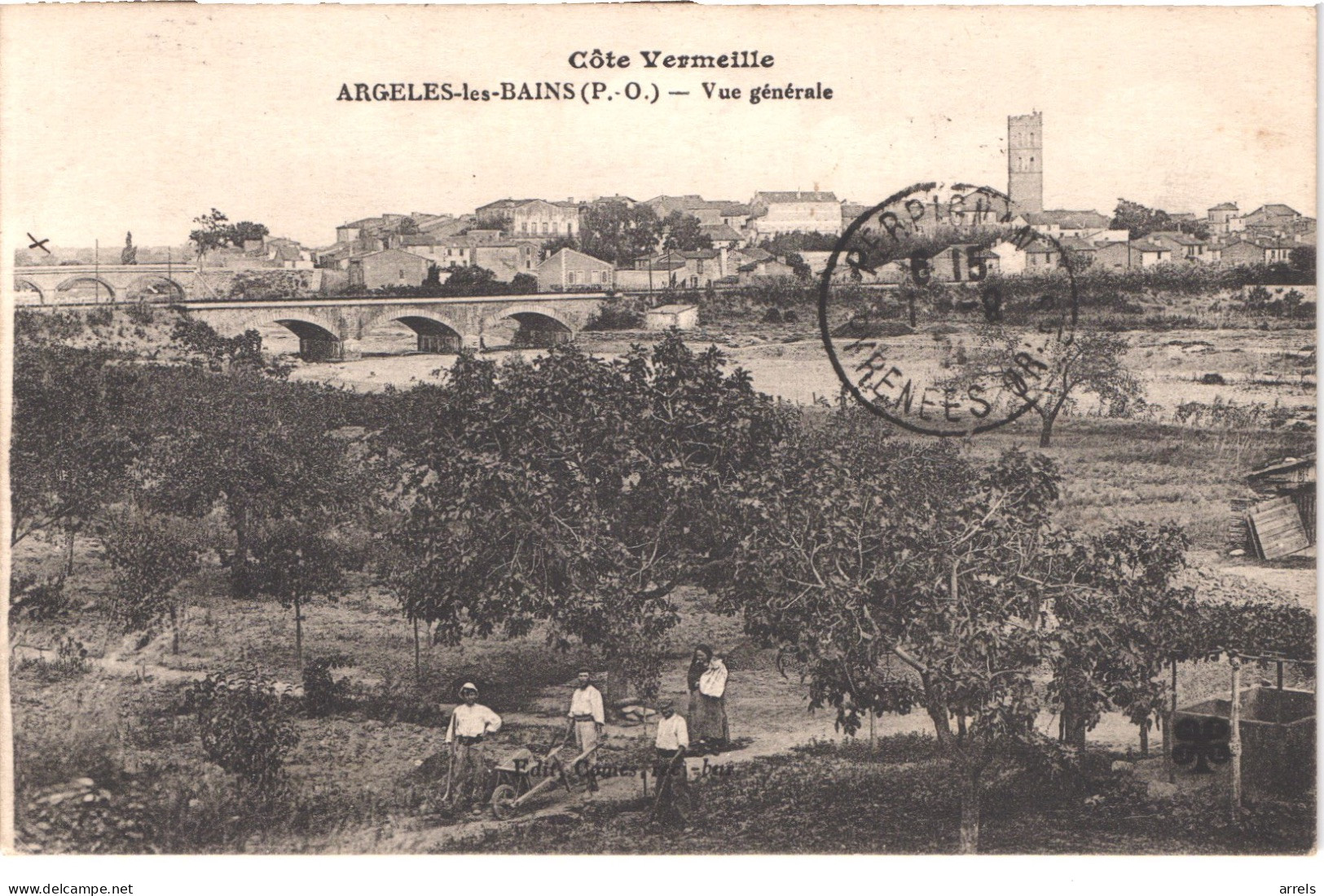 FR66 ARGELES SUR MER - MTIL - Vue Générale - Travaux Jardins - Animée - Belle - Argeles Sur Mer