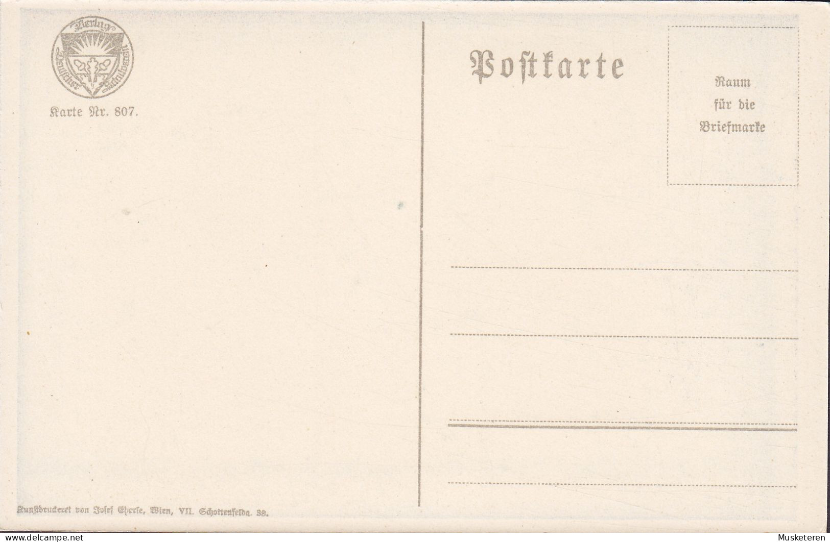 Deutsches Reich PPC 'Dutsch Sein, Heisst Stark Sein' Verlag Deutscher Schulverein Karte No. 807 Blacksmith (2 Scans) - Sin Clasificación