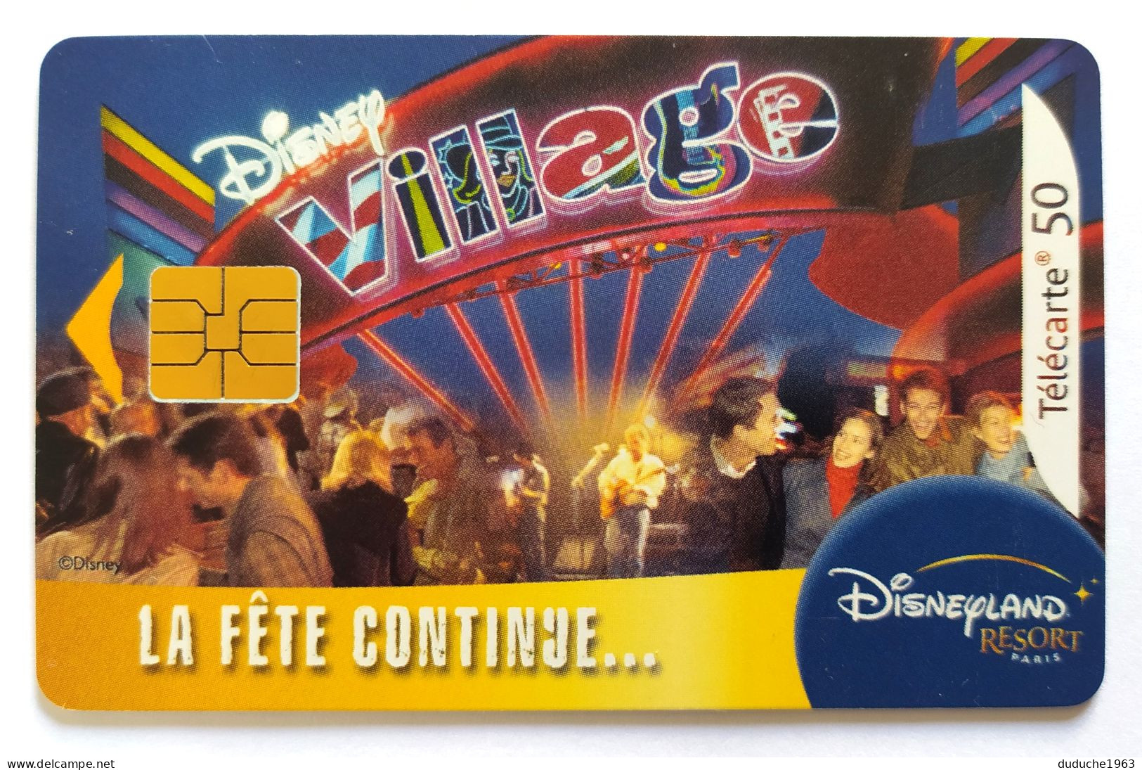 Télécarte France - Disneyland - Disney Village - Unclassified