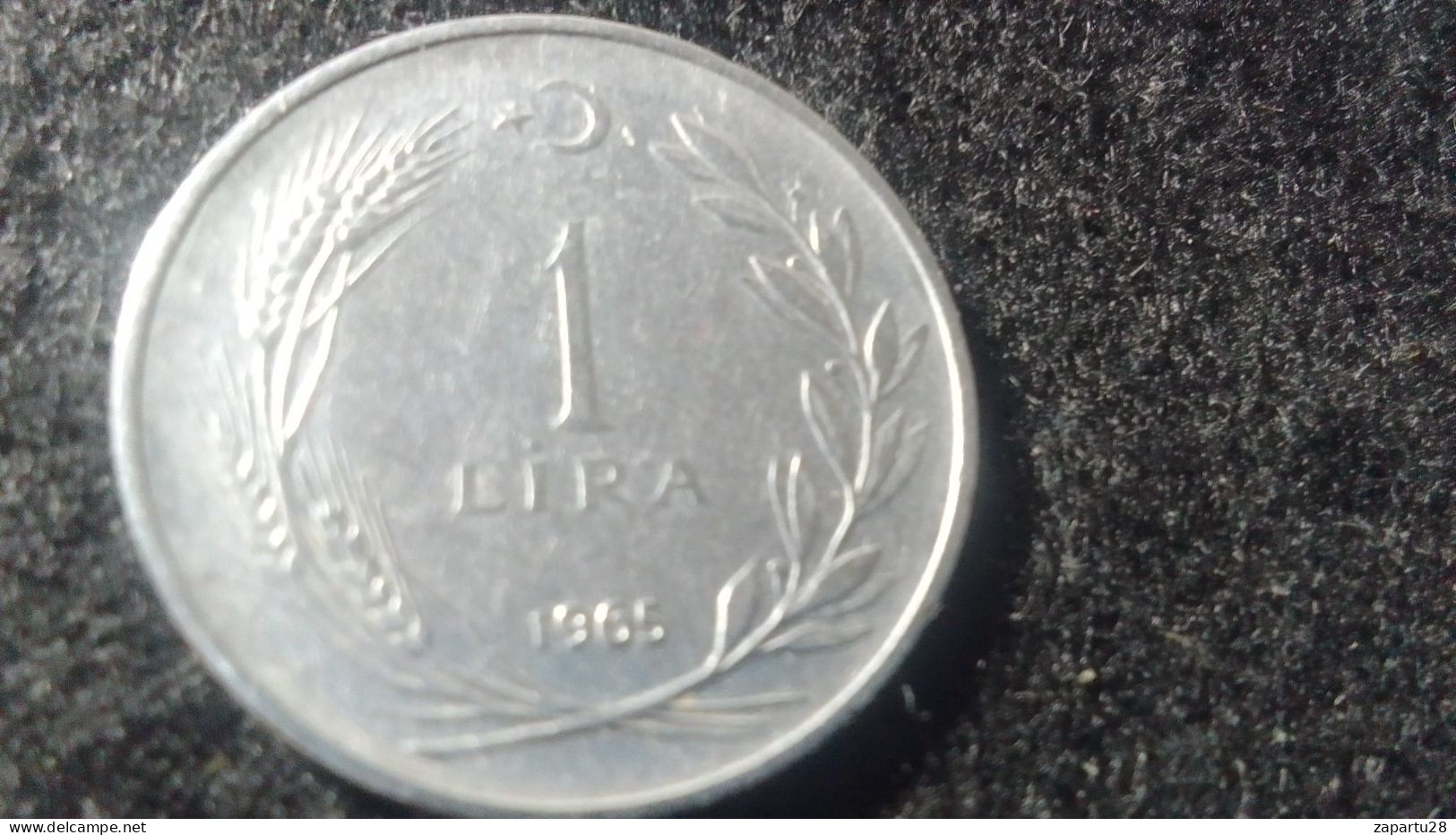 TÜRKİYE - 1965 - 1    LİRA  YÜKSEK KATALOG DEĞERİ - Turquia