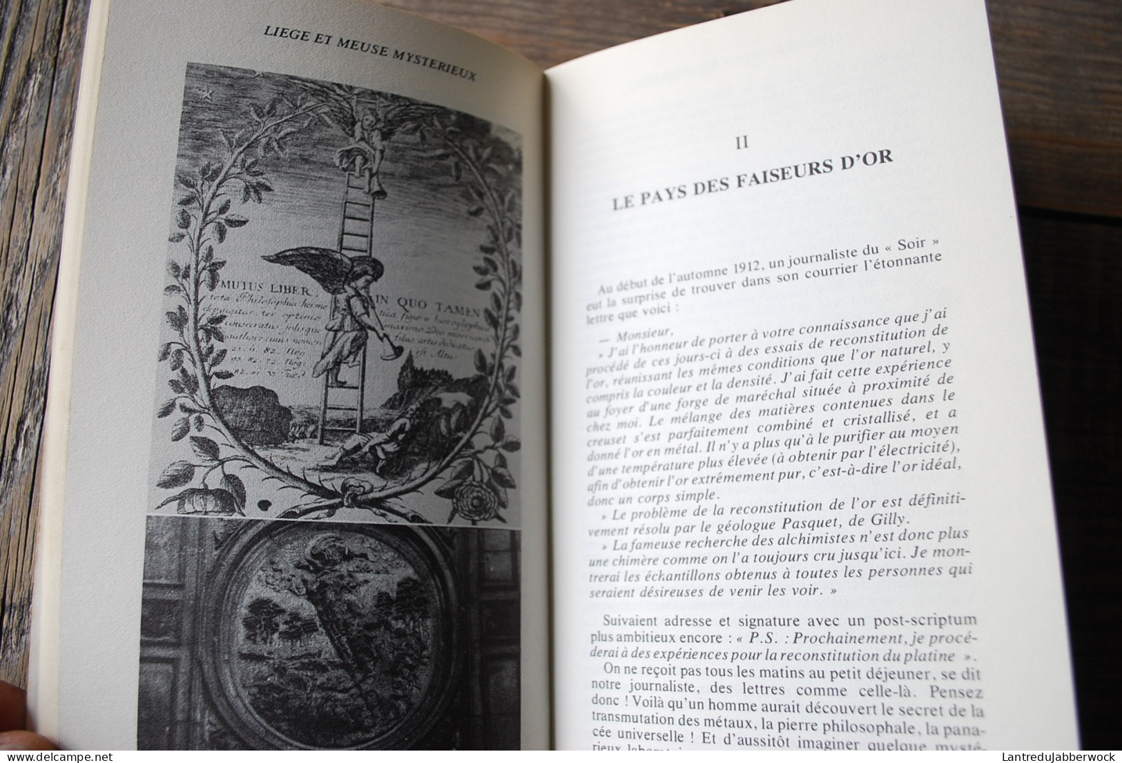 SAINT-HILAIRE Liège et Meuse mystérieux vol 1 Régionalisme vallée des hyéroglyphes faiseurs d'or alchimie sabbat mosane