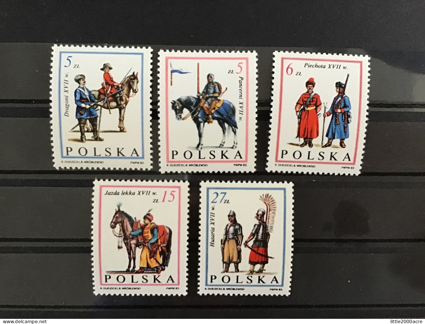 Poland 1983 Relief Of Vienna MNH SG 2884-8 Mi 2870-4 Yv 2683-7 - Neufs