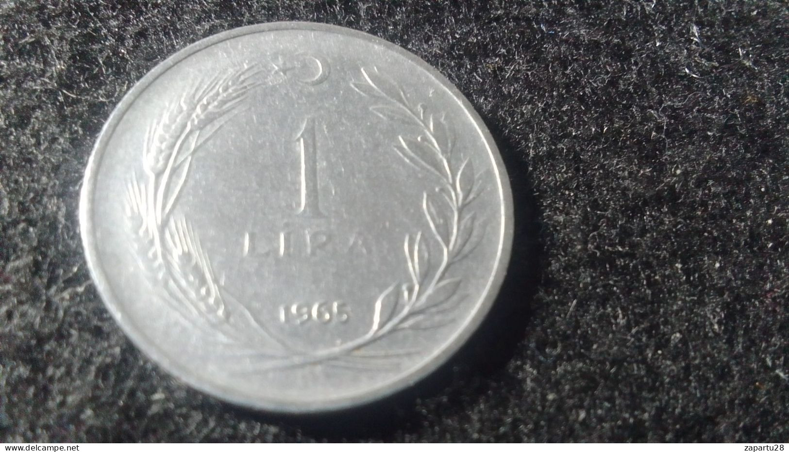 TÜRKİYE - 1965 - 1    LİRA  YÜKSEK KATALOG DEĞERİ - Turquie