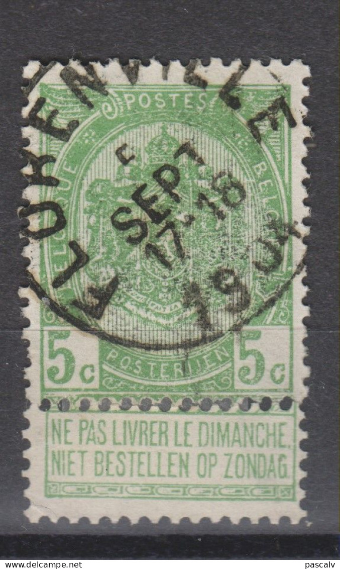 COB 56 Oblitération Centrale FLORENVILLE - 1893-1907 Wappen