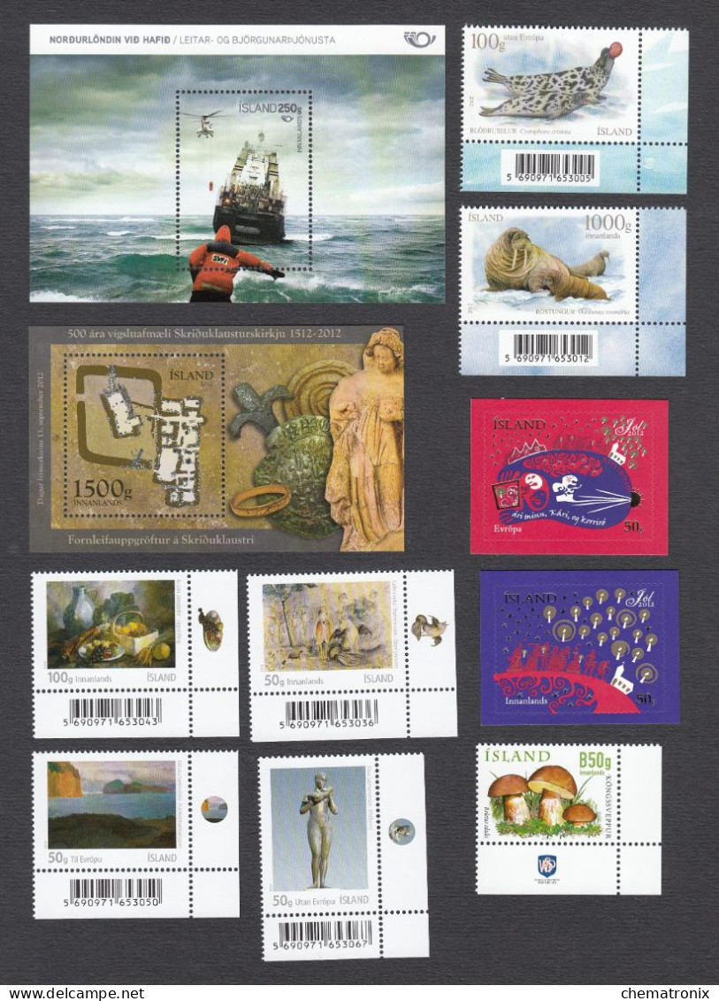 Island 2012 - Colección -  MNH ** - Années Complètes