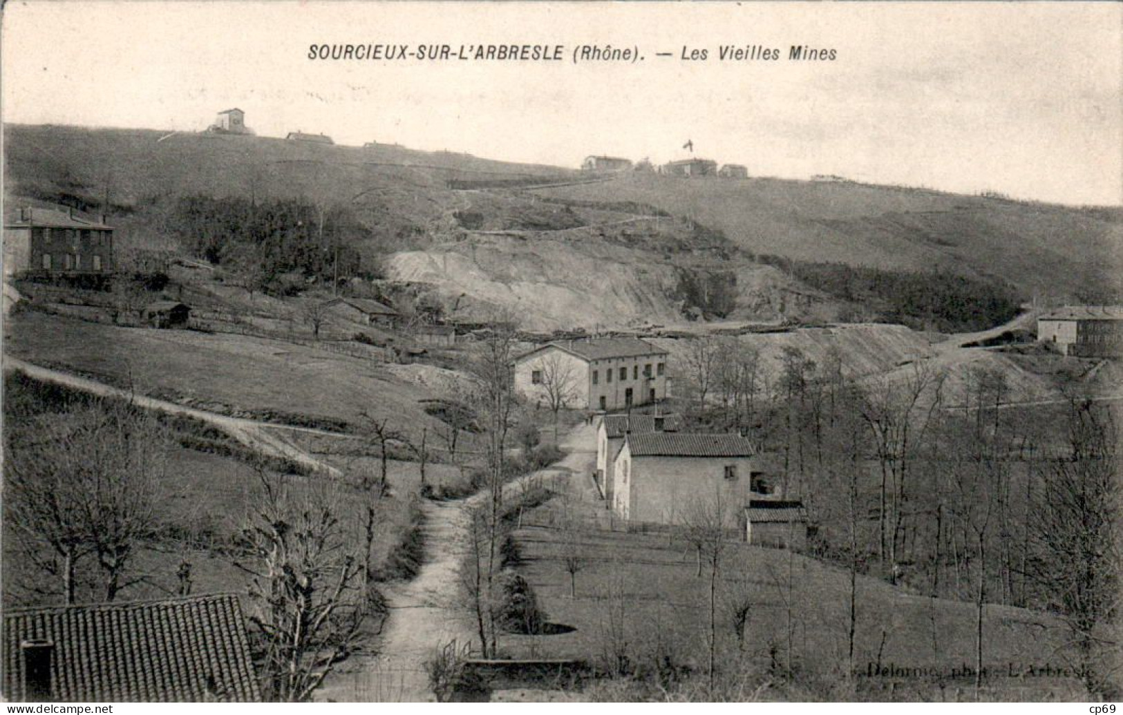 Sourcieux-sur-L'Arbresle Les Vieilles Mines Rhône 69210 Cpa Voyagée En TB.Etat - Other & Unclassified