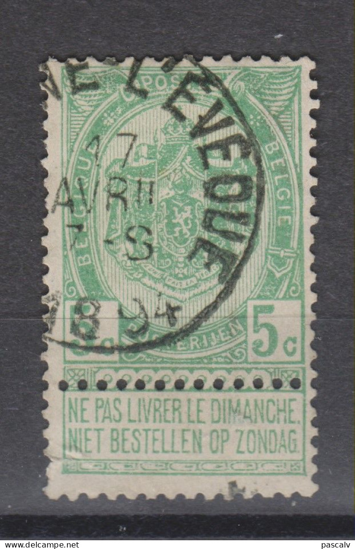 COB 56 Oblitération Centrale FONTAINE-L'EVEQUE - 1893-1907 Armoiries