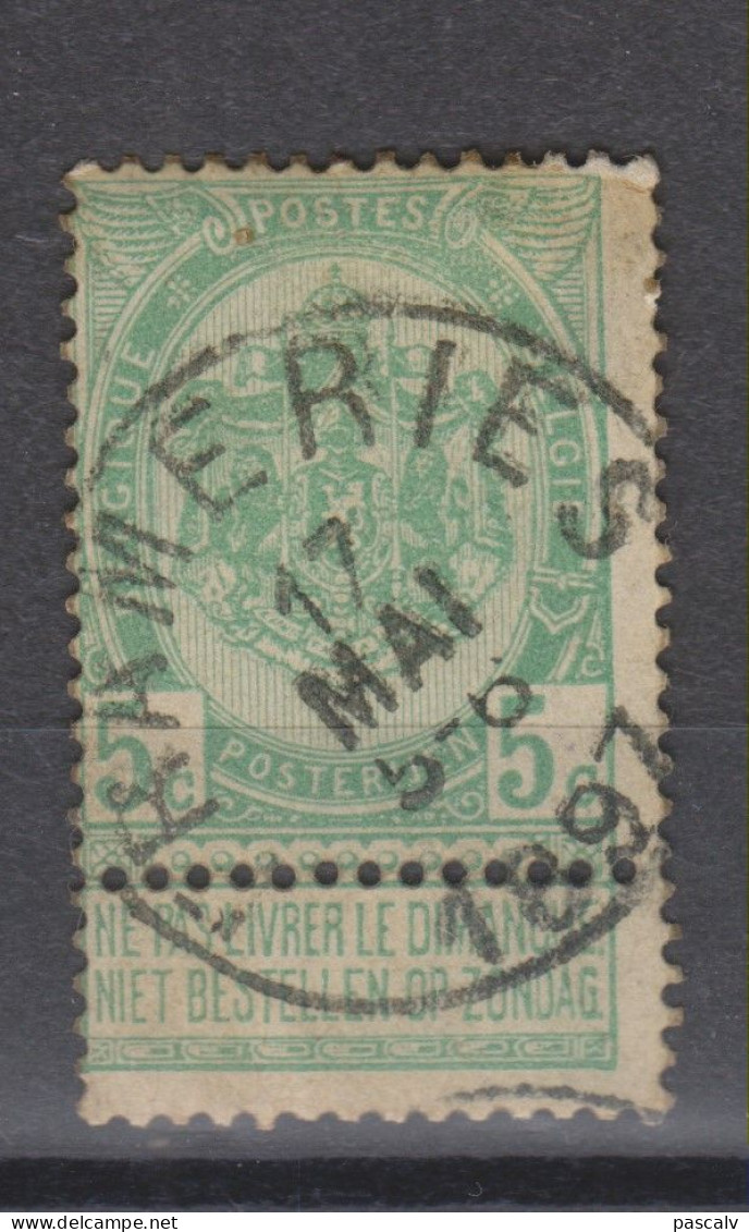 COB 56 Oblitération Centrale FRAMERIES - 1893-1907 Coat Of Arms