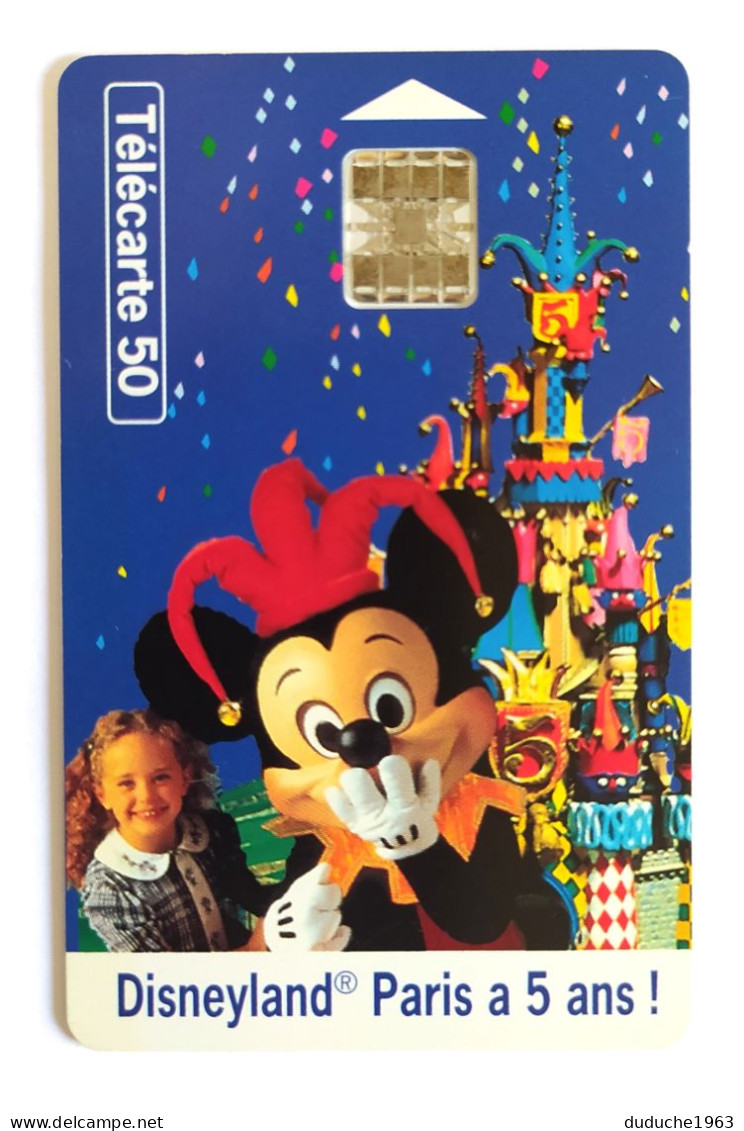 Télécarte France - Disneyland 5 Ans - Non Classificati