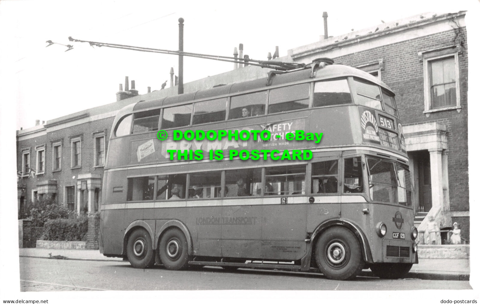 R506277 London Transport Leyland Bus. B. 2. 129. CGT. 129 - Otros & Sin Clasificación