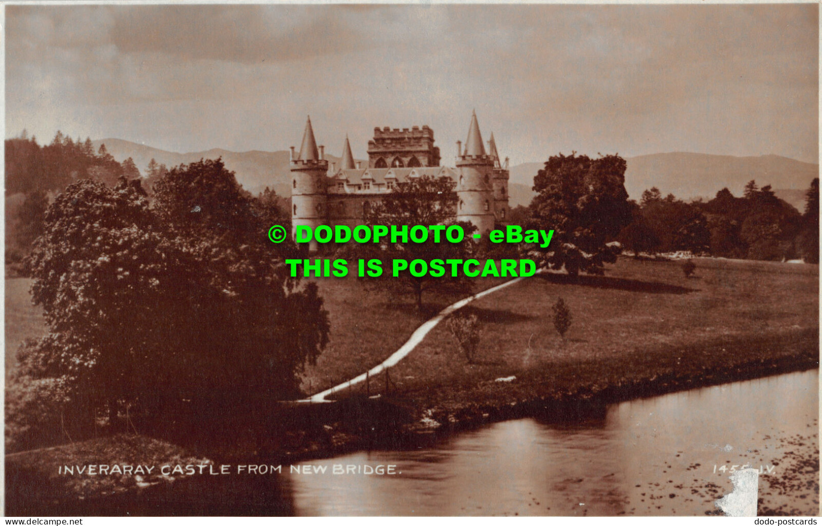 R507224 Inveraray Castle From New Bridge. Valentine. RP - Welt