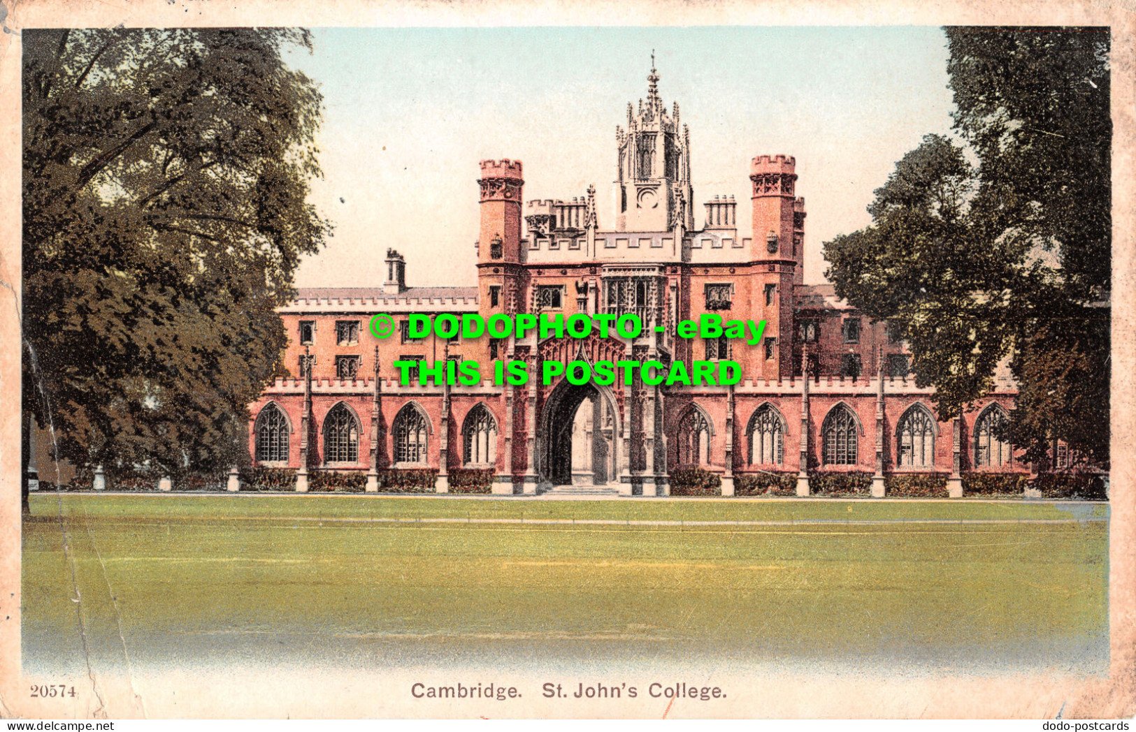 R506609 20574. Cambridge. St. Johns College. 1905 - Welt
