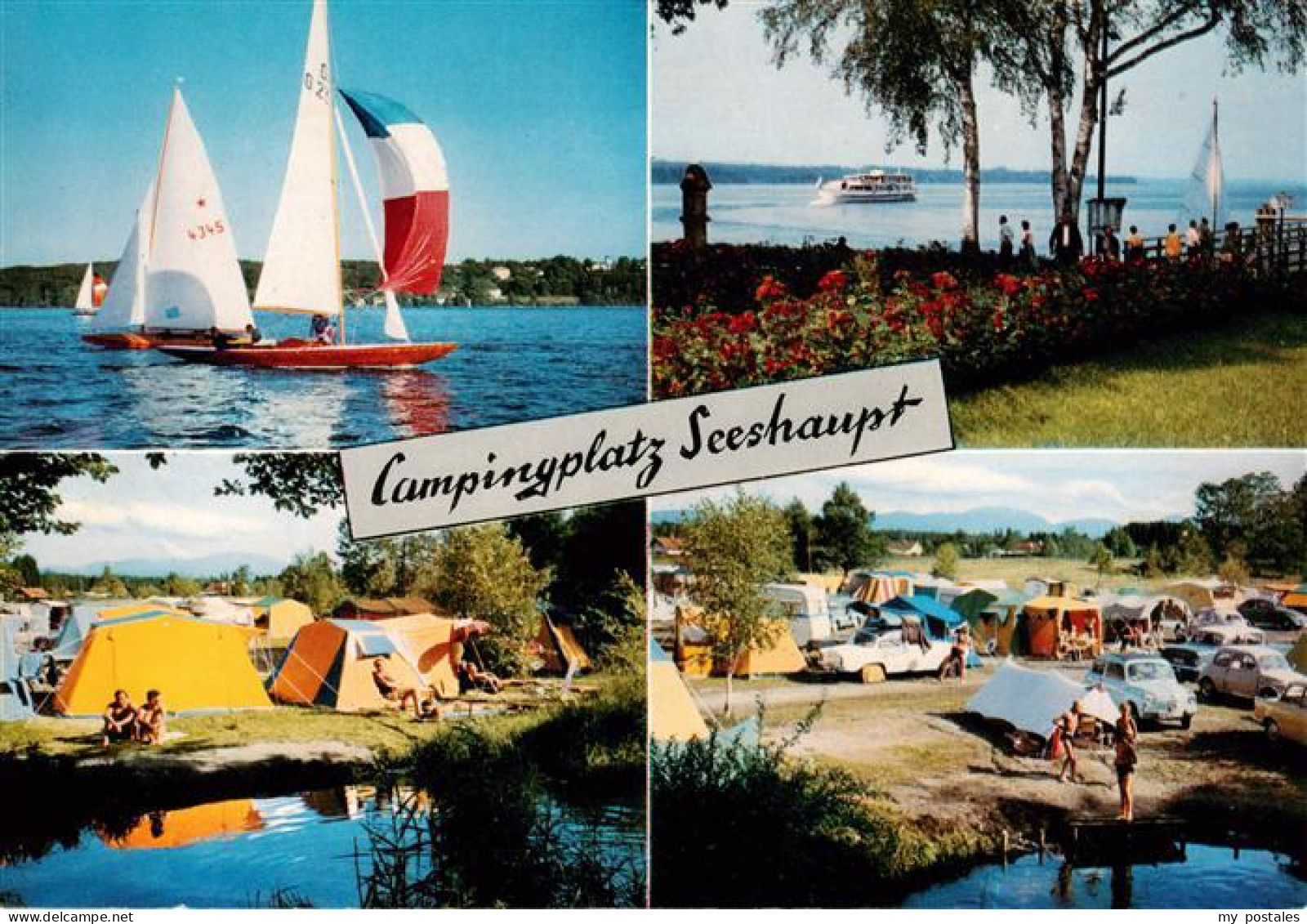 73885539 Seeshaupt Starnberger See Campingplatz Segelboote  - Sonstige & Ohne Zuordnung