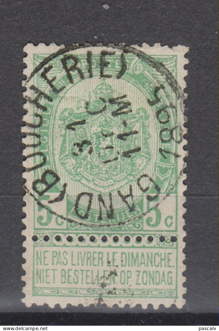 COB 56 Oblitération Centrale GAND (BOUCHERIE) - 1893-1907 Coat Of Arms