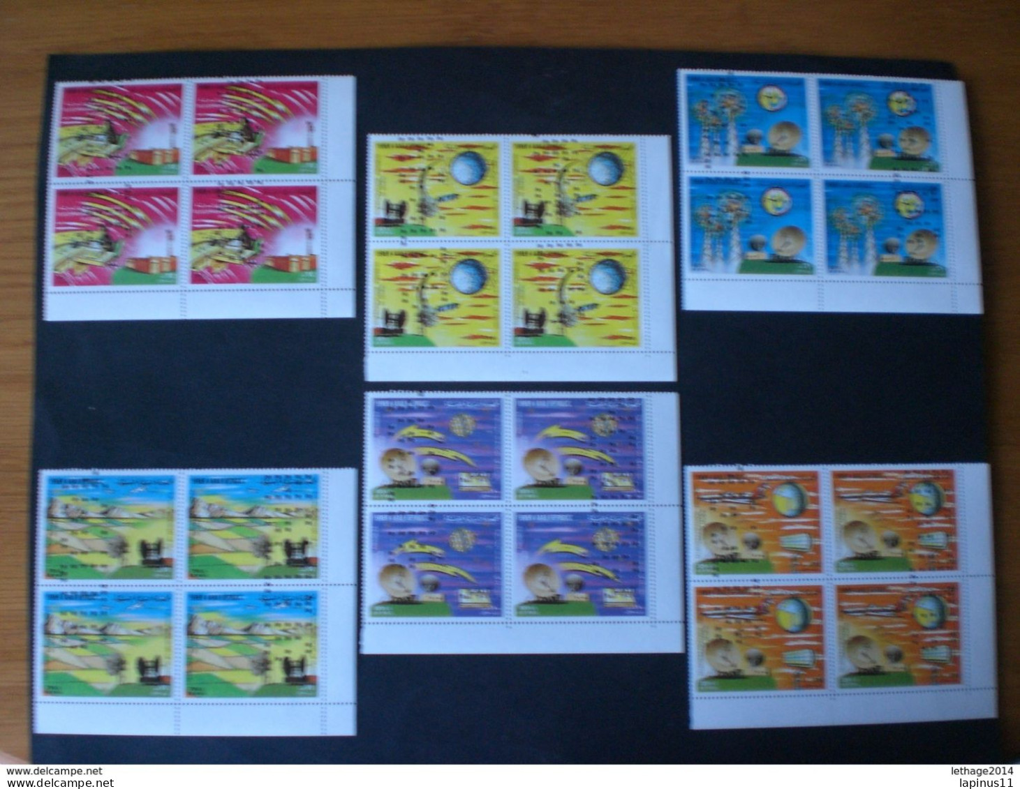 STAMPS يمني YEMEN 1982 Telecommunications Progress SPECIMEN - 4 SERY COMPLETE RARE !!! MNH - Yémen