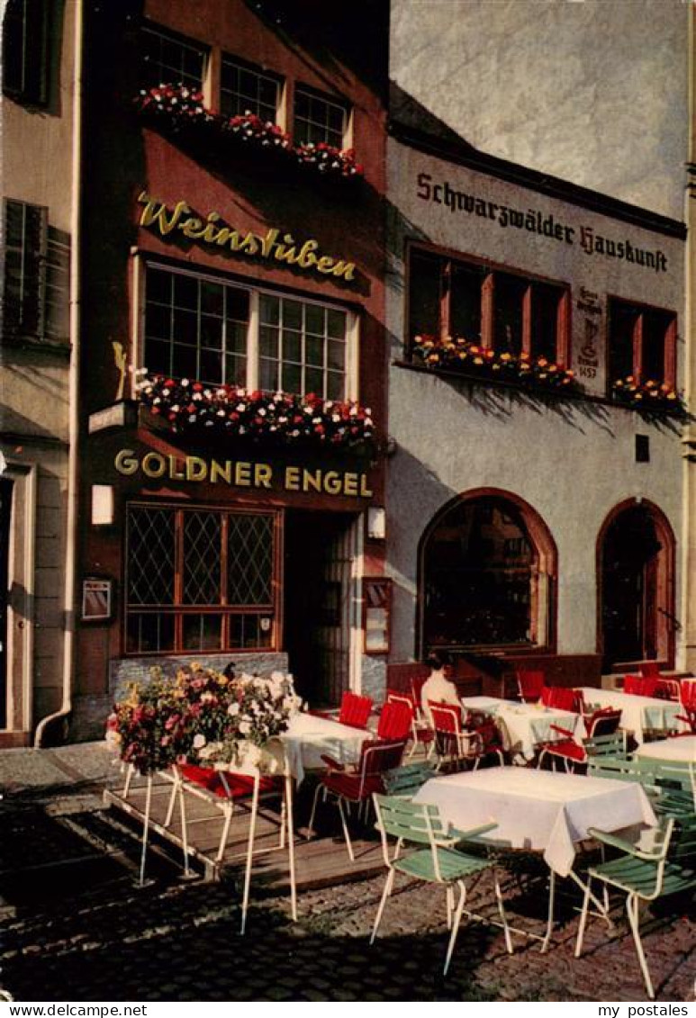 73885524 Freiburg Breisgau Weinstuben Restaurant Goldner Engel Freiburg Breisgau - Freiburg I. Br.