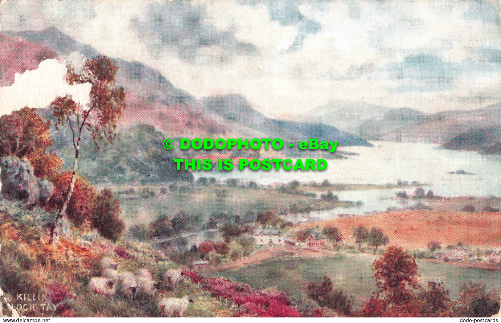 R506865 Loch Tay. Bonnie Scotland. Tuck. Oilette. 7818. H. B. Wimbush. 1909 - World