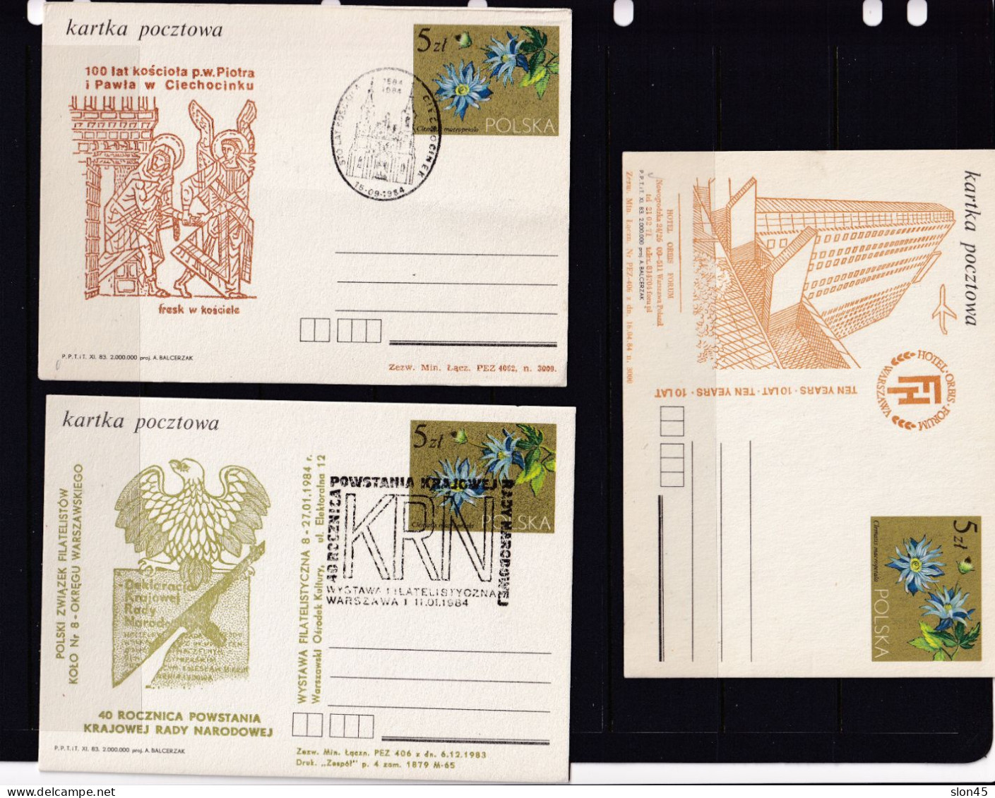 Poland 10 Postal Stationary Cards Special Cancel 16114 - Polen