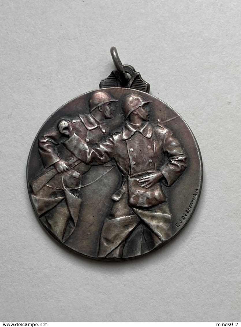 1914-1918  BRX à Ses Glorieux Enfants   E.J. Debremaecker Médaille - Other & Unclassified