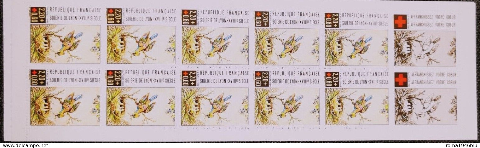 FRANCIA 1988 CARNET SOIRIE DE LYON ** MNH - Croix Rouge