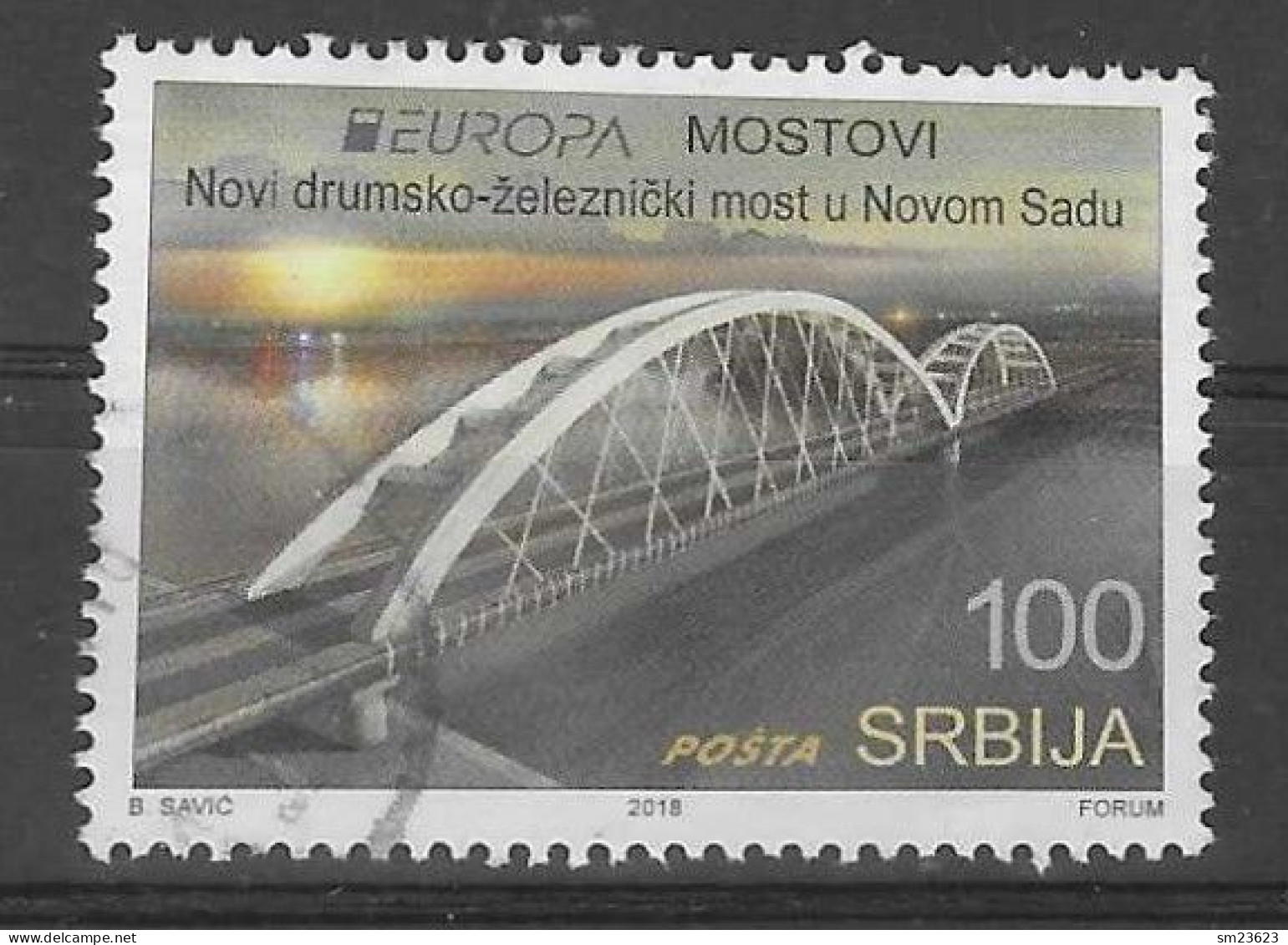 Serbien / Serbia ,  EUROPA CEPT / Brücken - Gestempelt / Fine Used / (o) - 2018