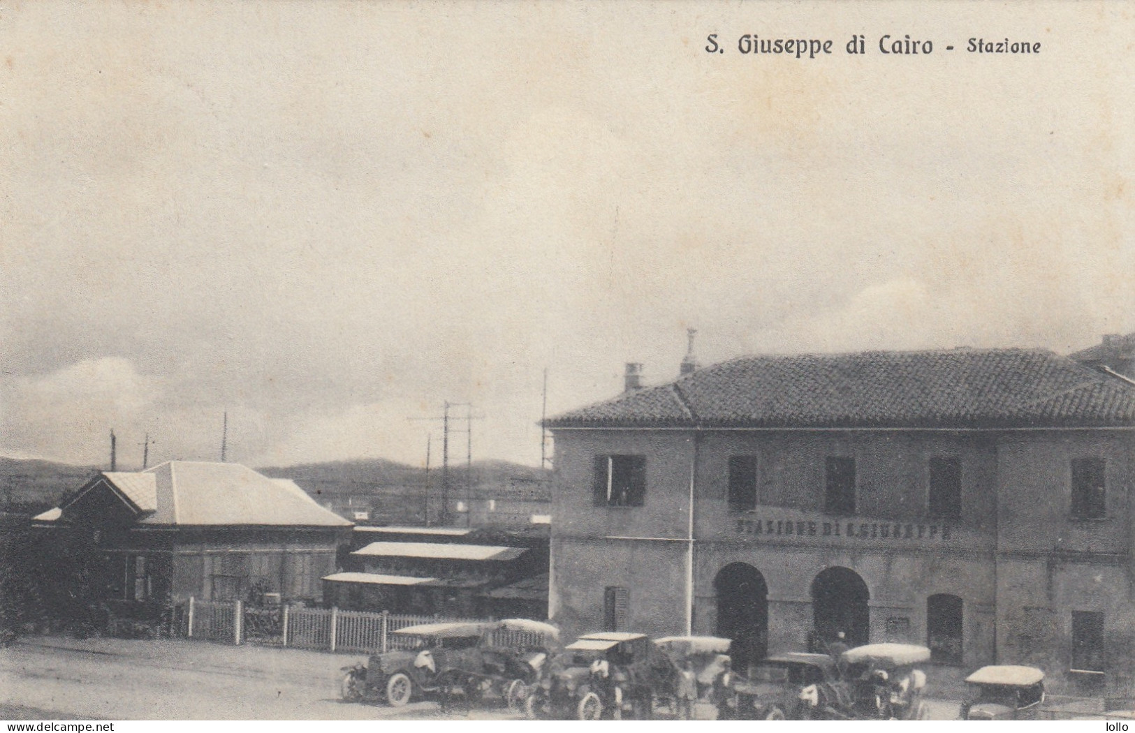 Liguria   -  Savona  -  S. Giuseppe Di Cairo -  Stazione   - F. Piccolo  -  Viagg  -  Bella Animata Con Auto - Other & Unclassified