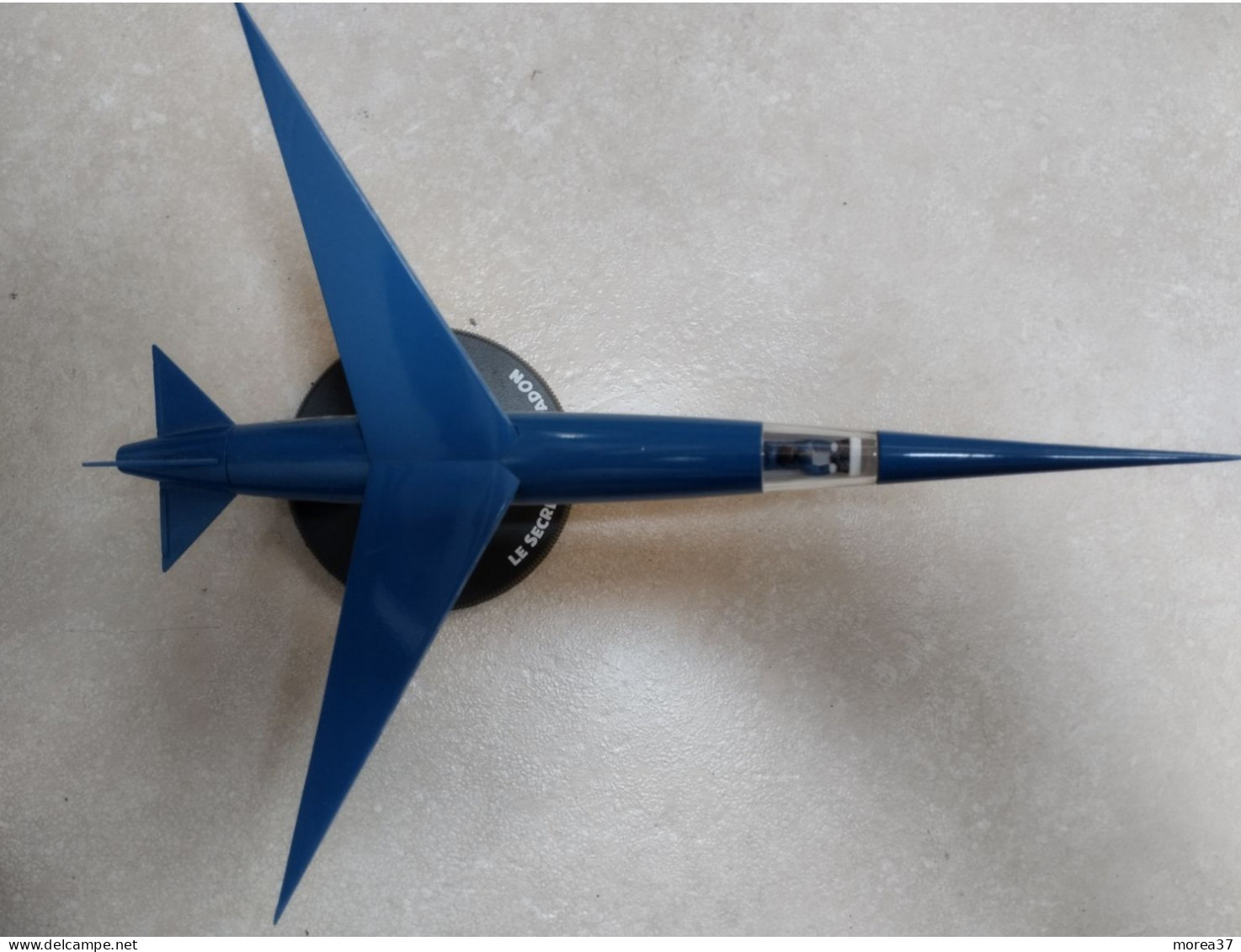 Avion SX-1 Sur Son Socle   Black Et Mortimer  Le Secret De L'Espadon - Figurines En Plastique