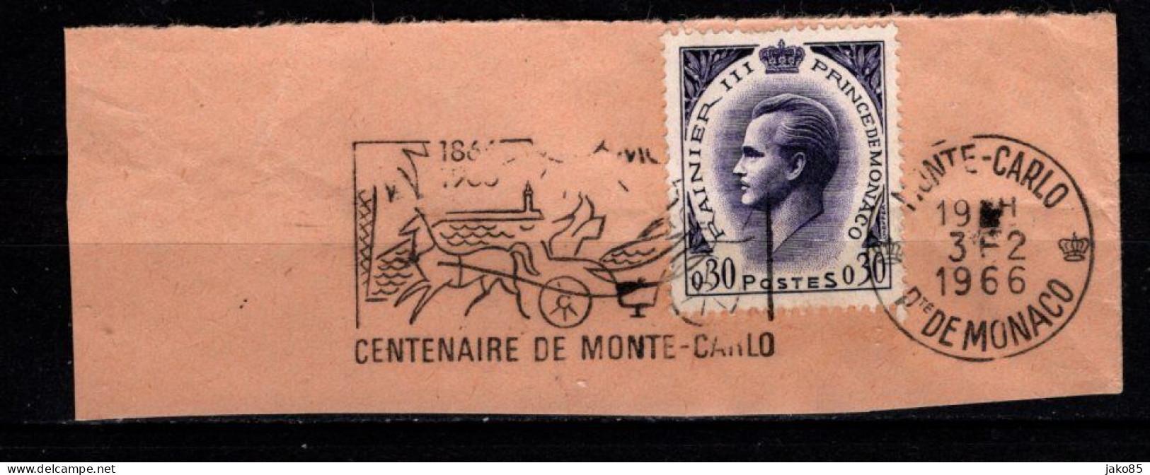 - MONACO - 1959 - YT N° 505 - Oblitéré - Prince Rainier III Avec Cachet De Monte Carlos - Usados
