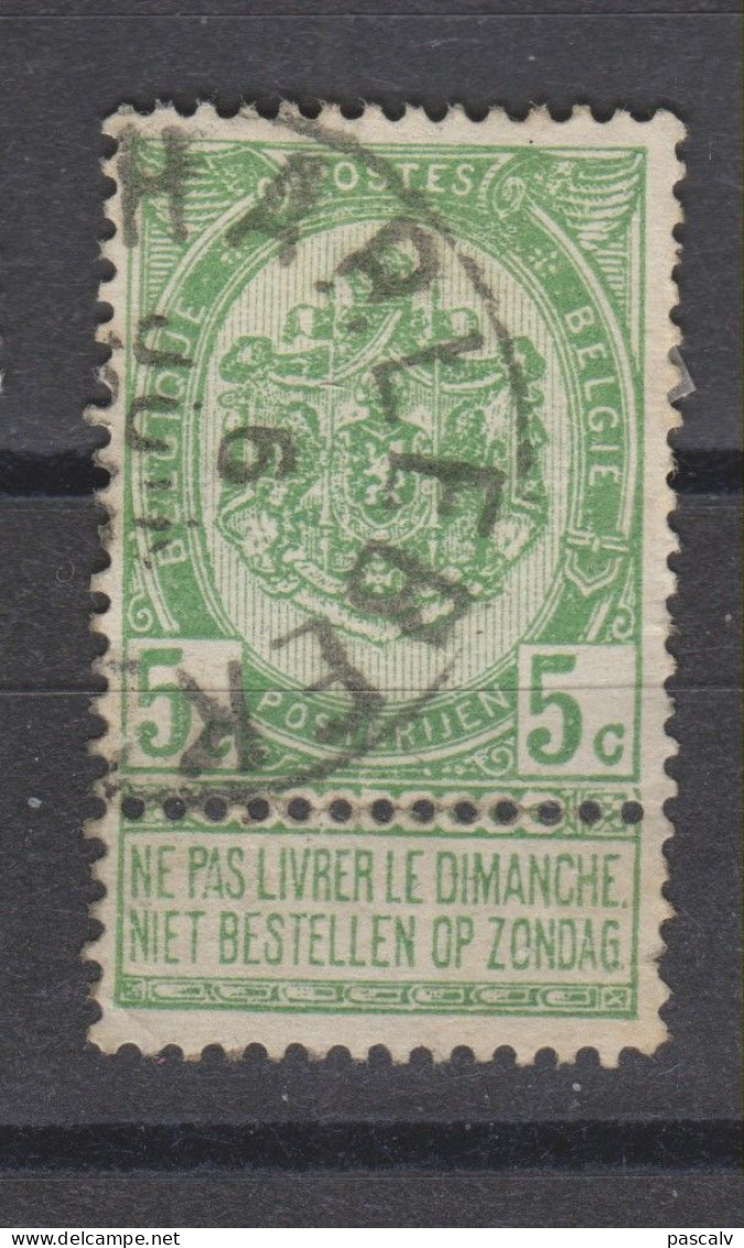 COB 56 Oblitération Centrale HARLEBEKE - 1893-1907 Wappen