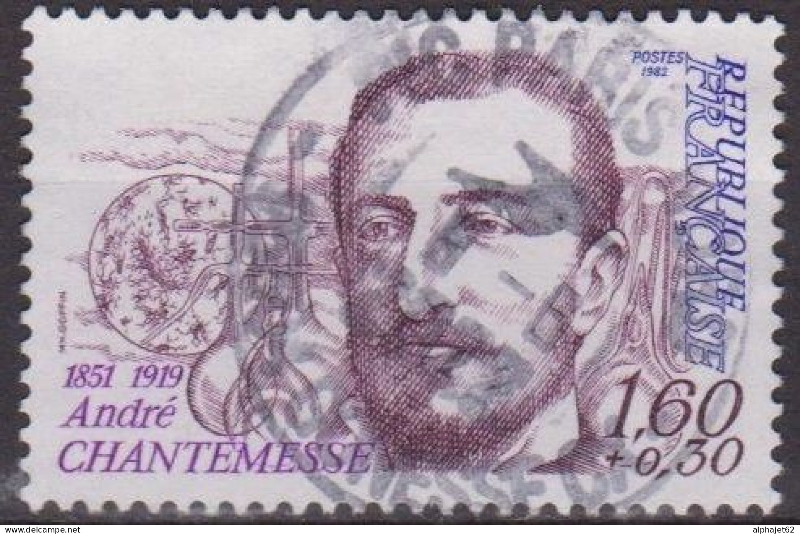 Médecine - FRANCE - André Chantemesse, Bactériologiste - N° 2229 - 1982 - Oblitérés