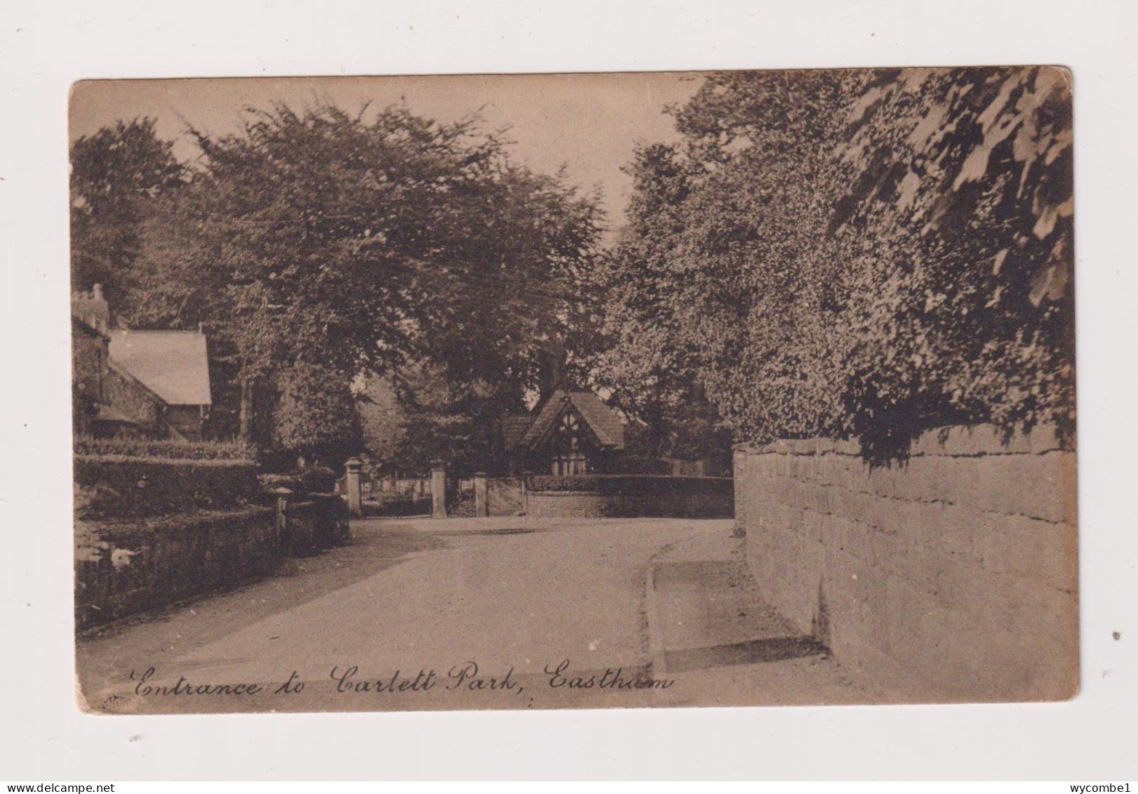 ENGLAND - Eastham Entrance To Carlett Park Unused Vintage Postcard As Scans - Altri & Non Classificati