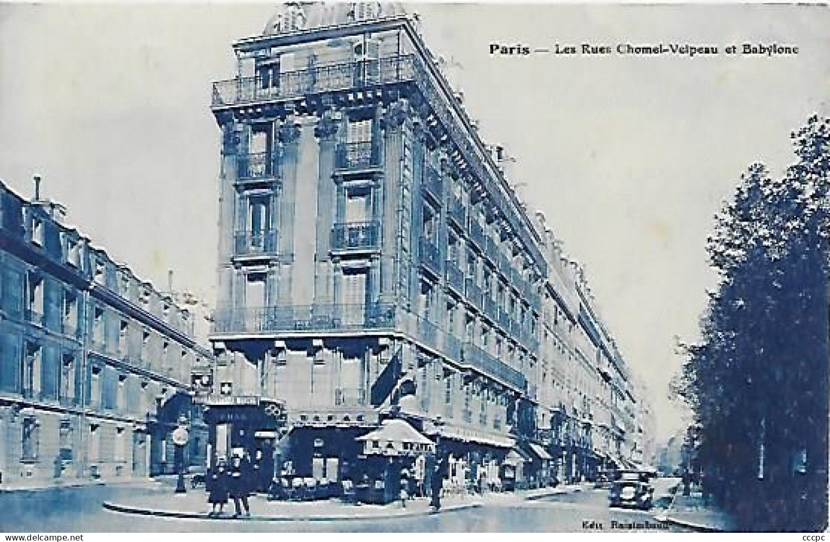 CPA Paris Les Rues Chomel - Velpeau Et Babylone - District 07