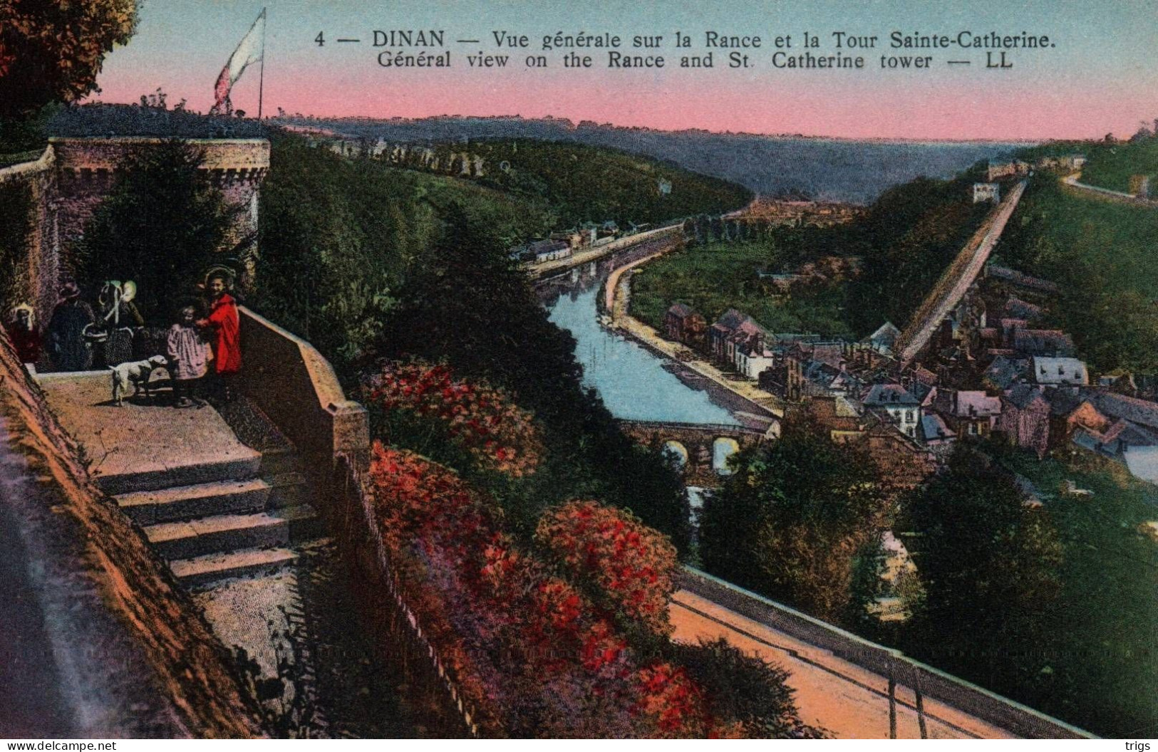 Dinan - Vue Générale Sur La Rance Et La Tour Sainte Catherine - Dinan