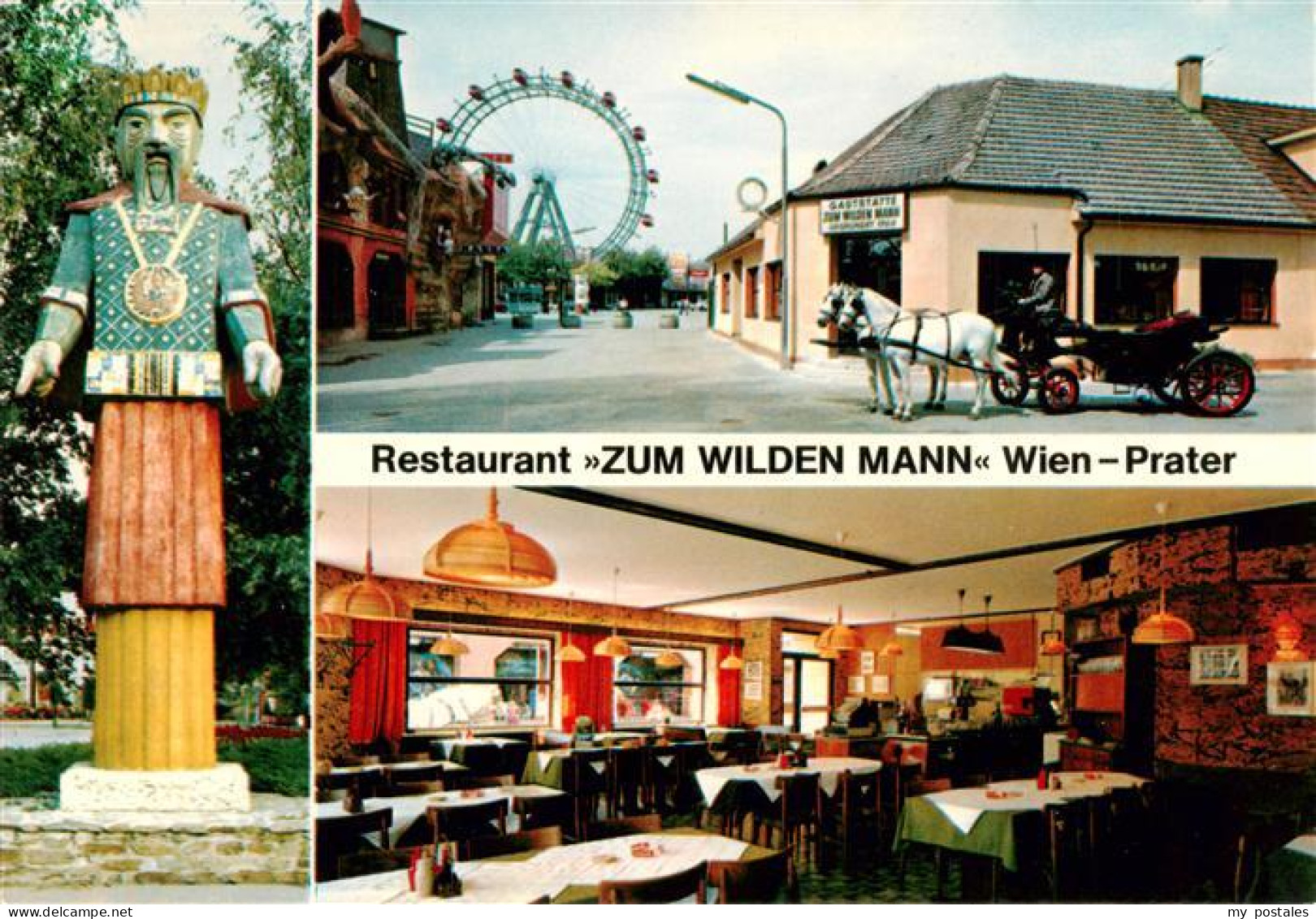 73885364 Wien AT Restaurant Zum Wilden Mann Gaststube Prater  - Sonstige & Ohne Zuordnung