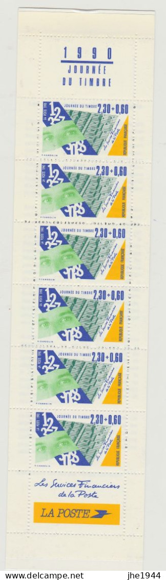 France Carnet Journée Du Timbre N° BC 2640A ** Année 1990 - Dag Van De Postzegel